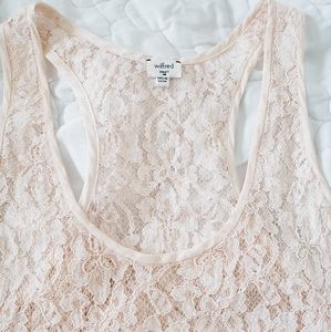 Wilfred lace tank top